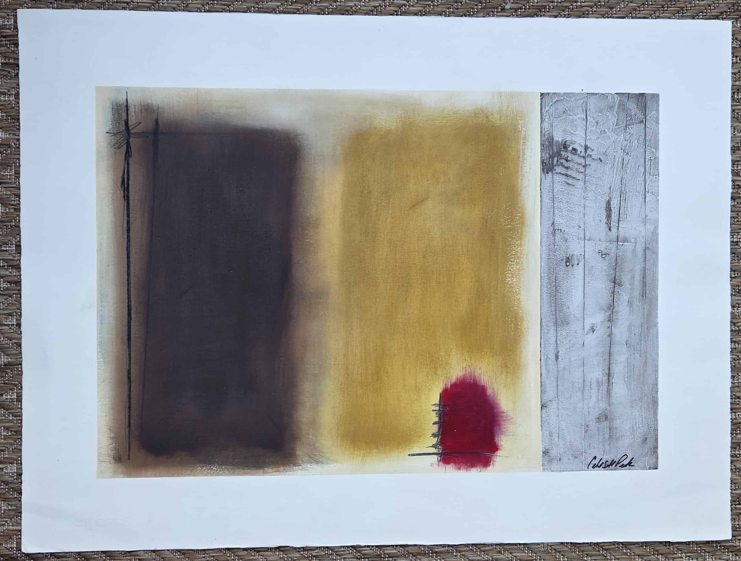 Original Celeste Peters Abstract Mixed Media on Paper - Image 2