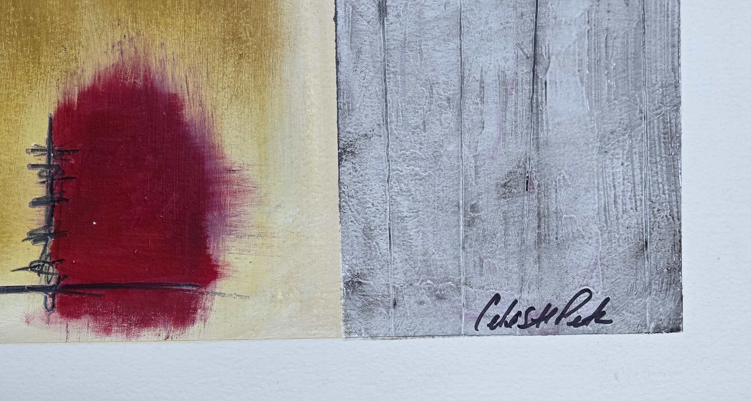 Original Celeste Peters Abstract Mixed Media on Paper - Image 3