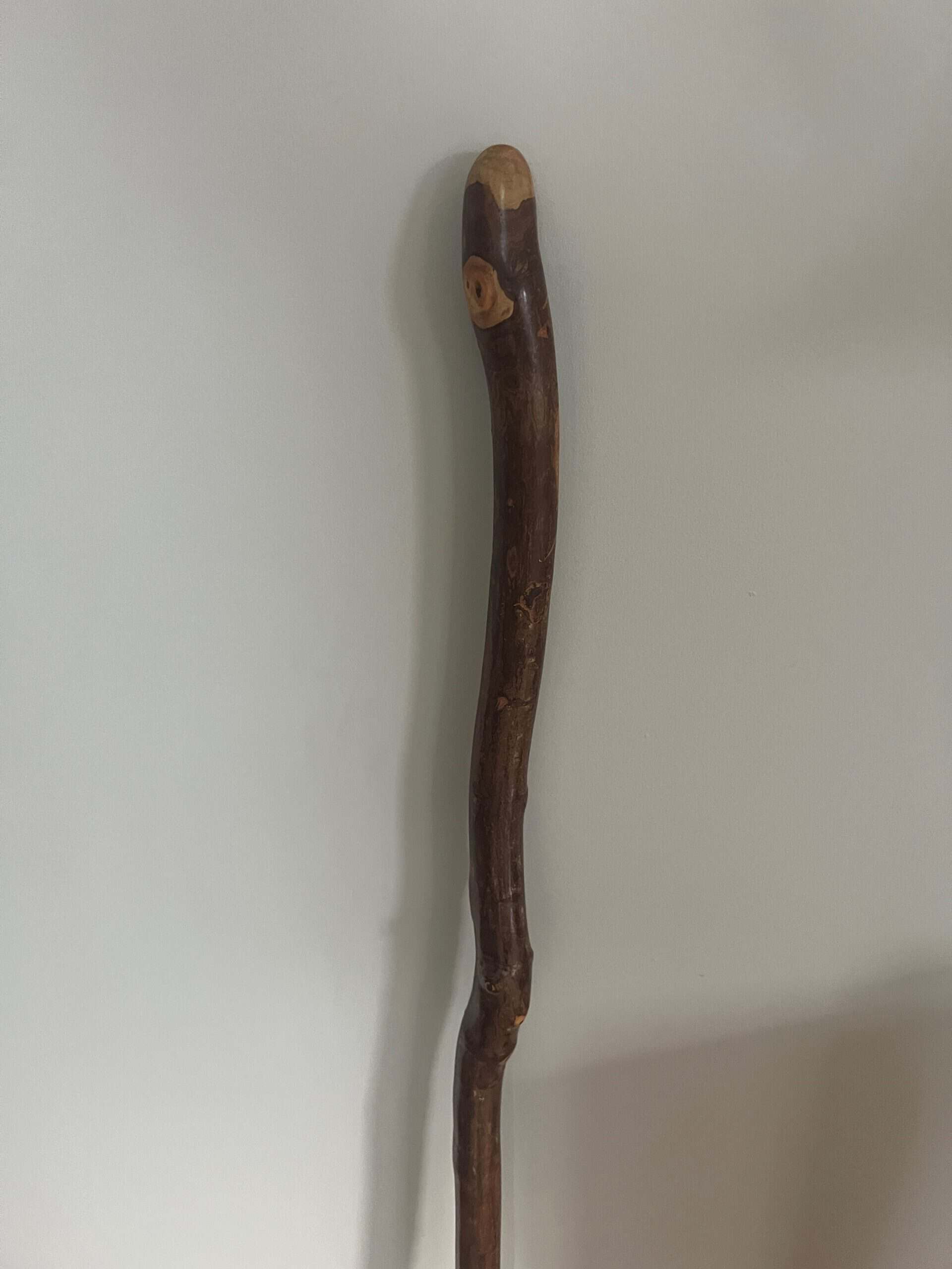 54-Inch Hand-Carved Wooden Walking Stick